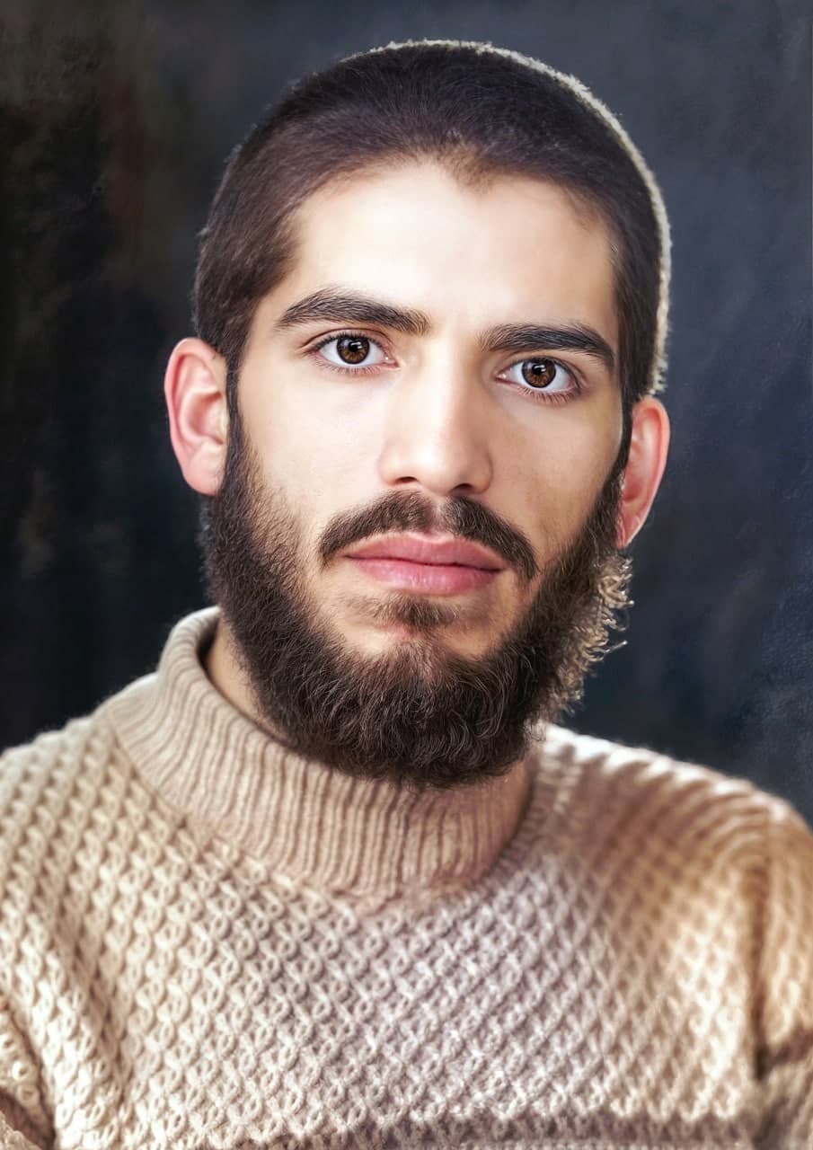 تصویر بازسازی شده باکیفیت از شهید حمید عابدی